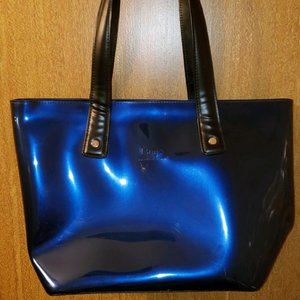 Beijo Brand Midnight Blue Metallic Purse